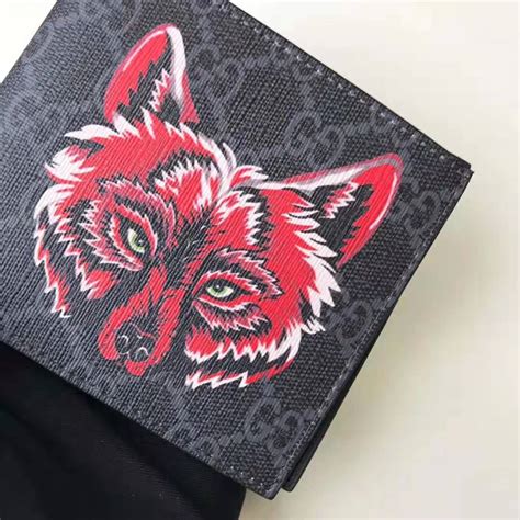 wolf gucci wallet|gucci zip around wallet small.